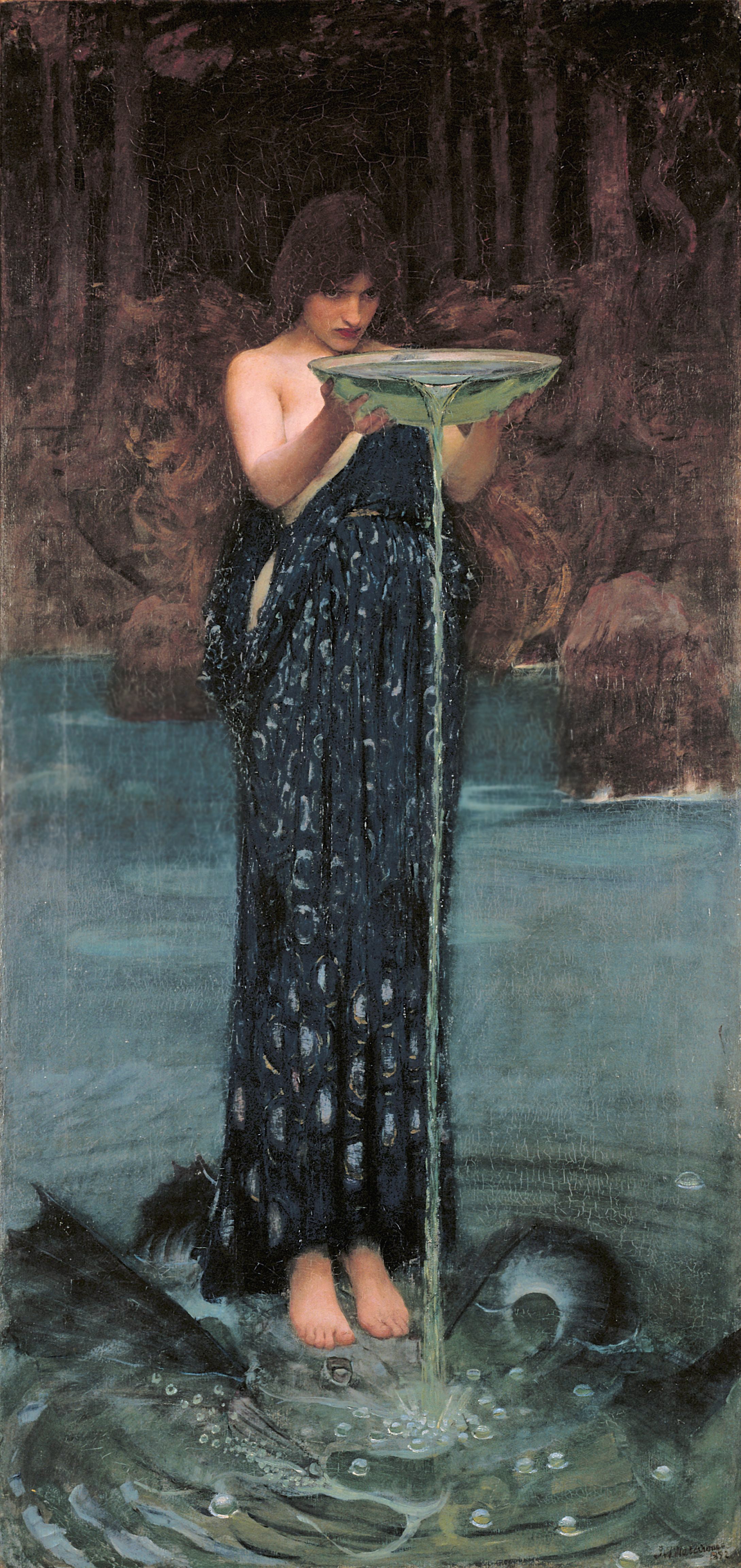 John William Waterhouse Circe Invidiosa 1892 Fine Art Print