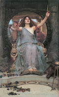 John William Waterhouse Circe Offering the Cup to Ulysses 1891 Fine Art Print