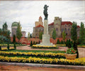 Nikolay Bogdanov Belsky Cityscape 1930 Fine Art Print