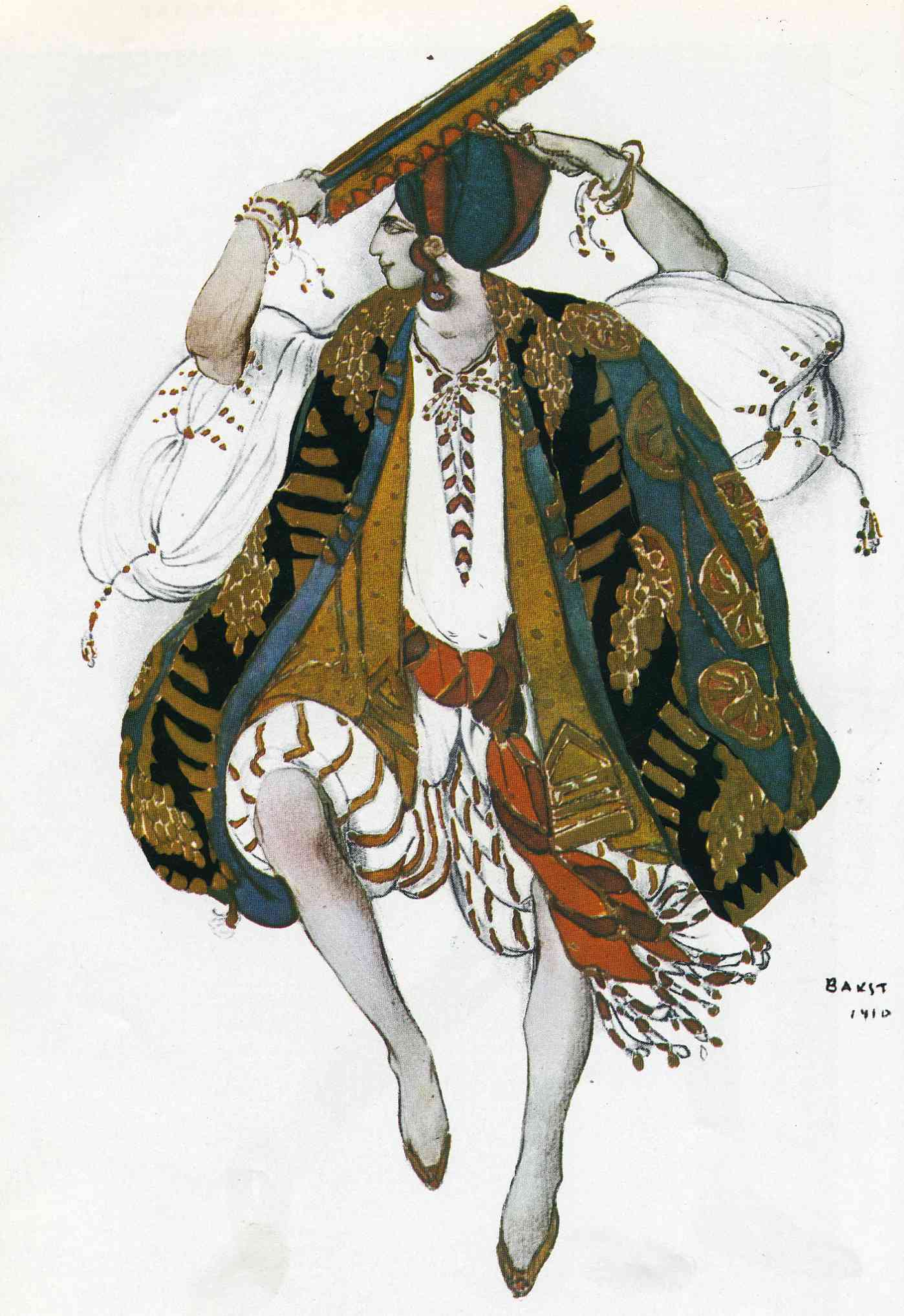 Leon Bakst Cleopatre Danse Juive 1910 Fine Art Print