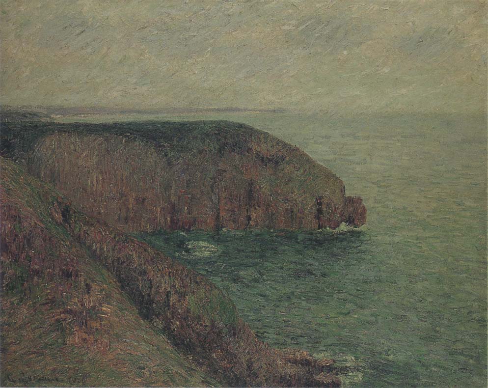 Gustave Loiseau Cliffs at Fecamp 1902 Fine Art Print