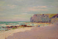 Gustave Loiseau Cliffs at Petit Dalles, Normandy 1908 Fine Art Print