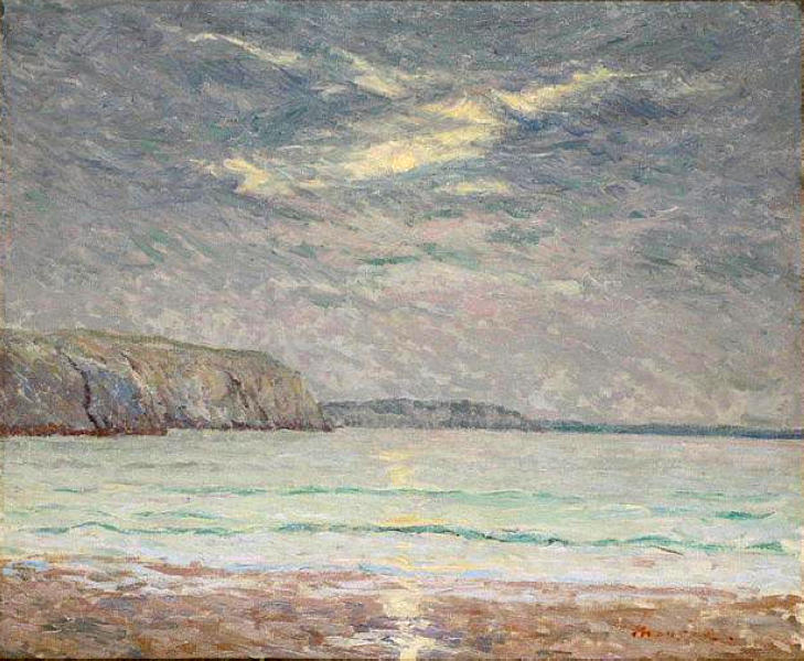 Maxime Maufra Cliffs at Sunset 1904 Fine Art Print