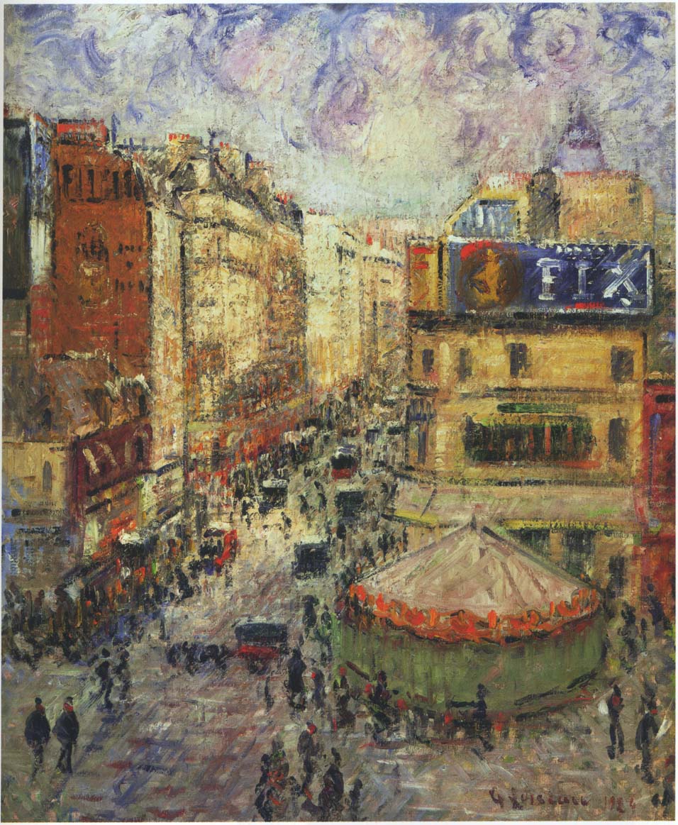 Gustave Loiseau Cligancourt street 1920 Fine Art Print