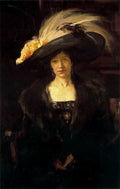 Joaquín Sorolla Clotilde with hat 1910 Fine Art Print
