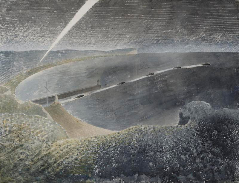 Eric Ravilious Coastal Defences 1940 Fine Art Print
