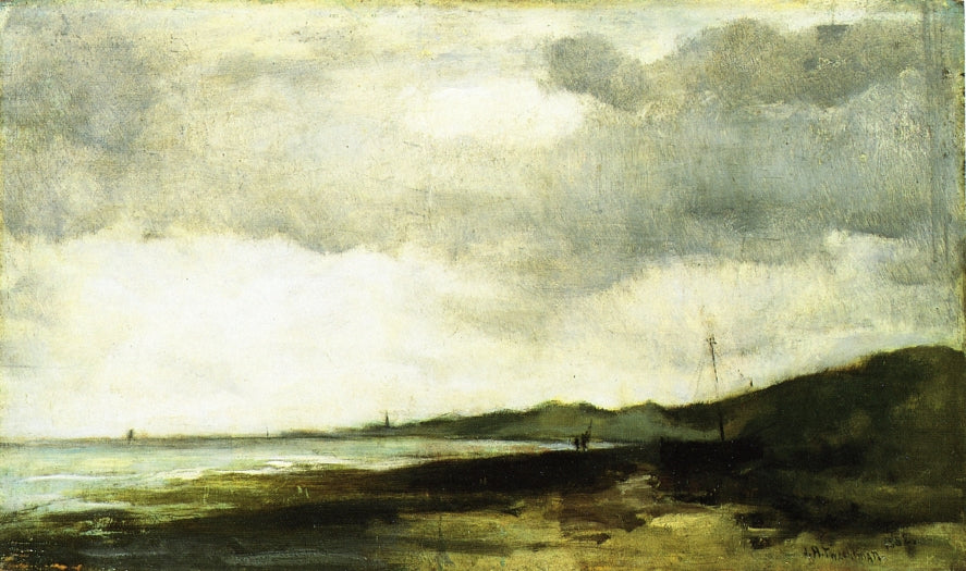 John Henry Twachtman Coastal View 1882 Fine Art Print