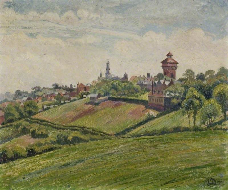 Lucien Pissarro Colchester from Sheepen Hill 1911 Fine Art Print