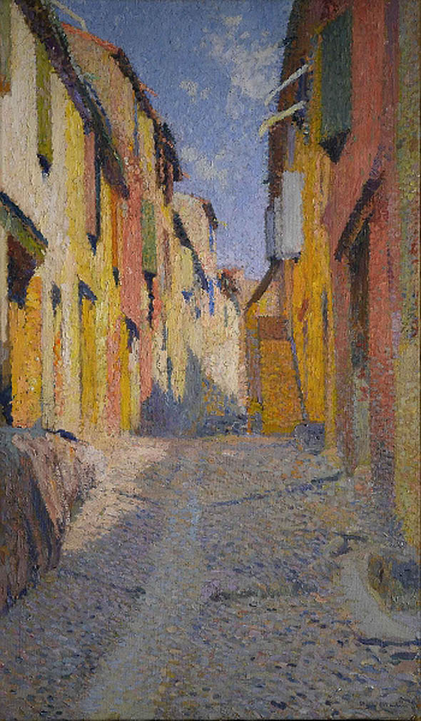 Henri Martin Collioure Street  1940 Fine Art Print