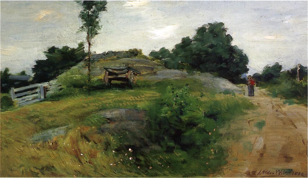 Julian Alden Weir Connecticut Scene 1888 Fine Art Print