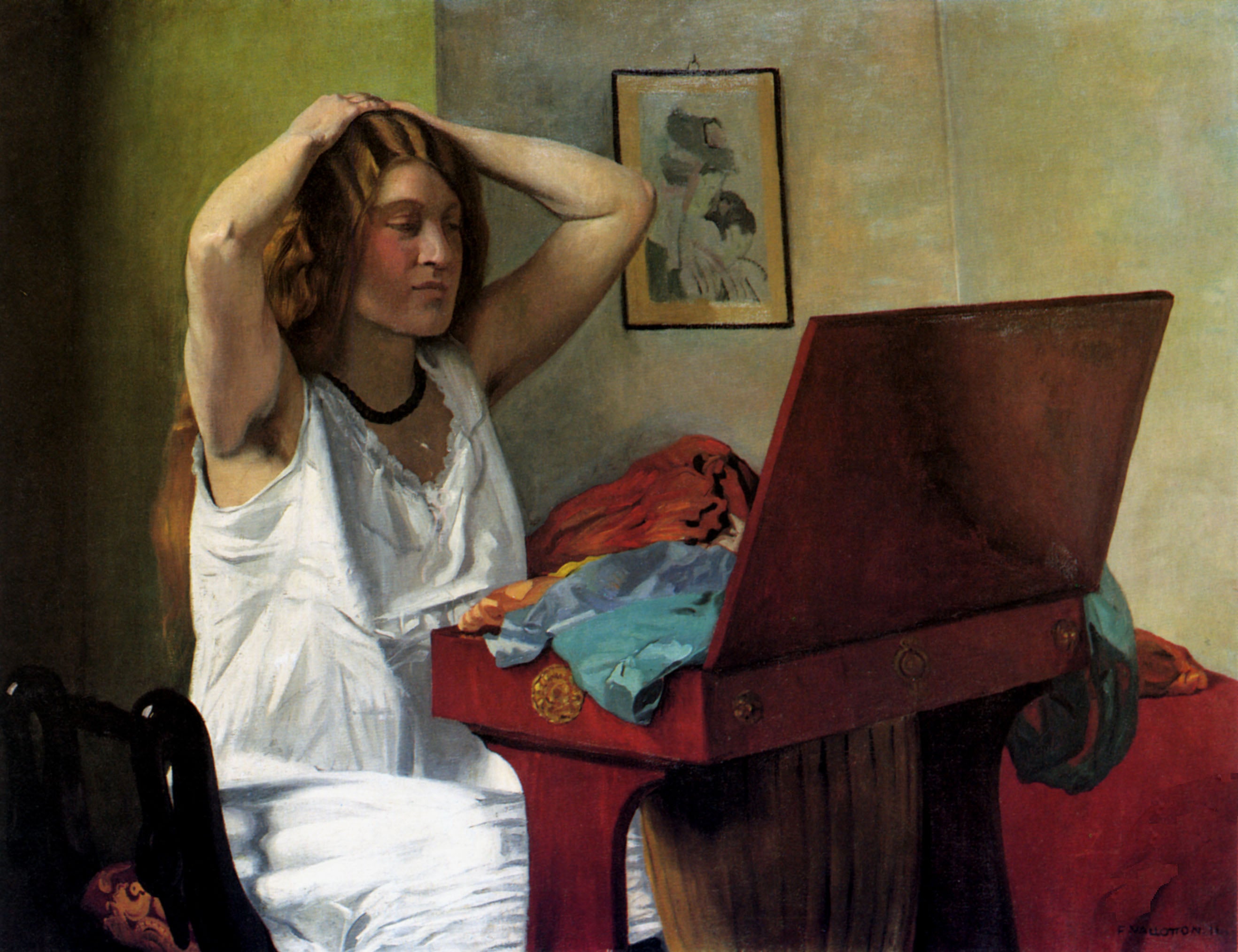 Felix Vallotton Coquettery 1911 Fine Art Print