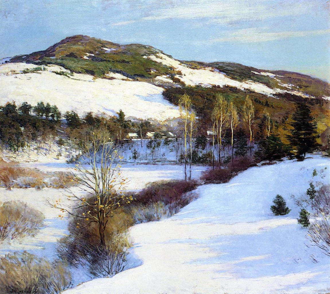Willard Metcalf Cornish Hills 1911 Fine Art Print