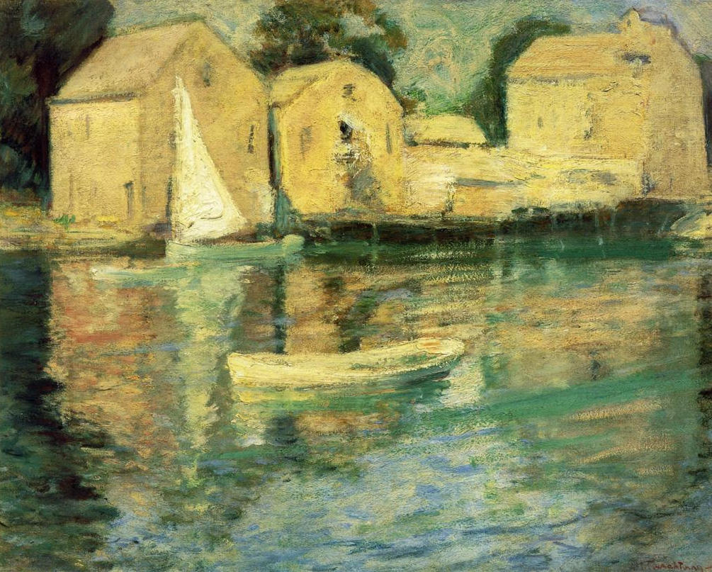 John Henry Twachtman Cos Cob 1899 Fine Art Print