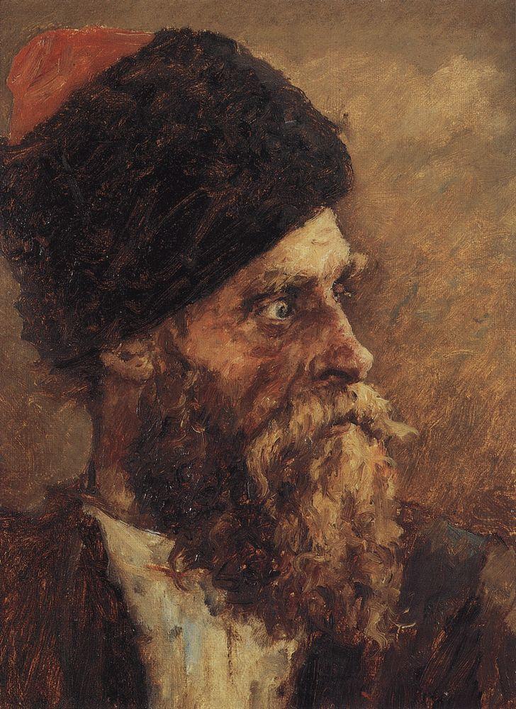 Vasily Surikov Cossack Dmitry Sokol 1893 Fine Art Print