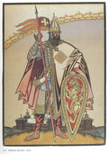 Ivan Bilibin Costume Design for the Opera "Prince Igor" by Alexander Borodin 1929 Fine Art Print