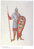 Ivan Bilibin Costume design for the Opera "Prince Igor" by Alexander Borodin 1930 Fine Art Print