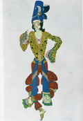 Leon Bakst Costume for Nijinsky 1910 Fine Art Print