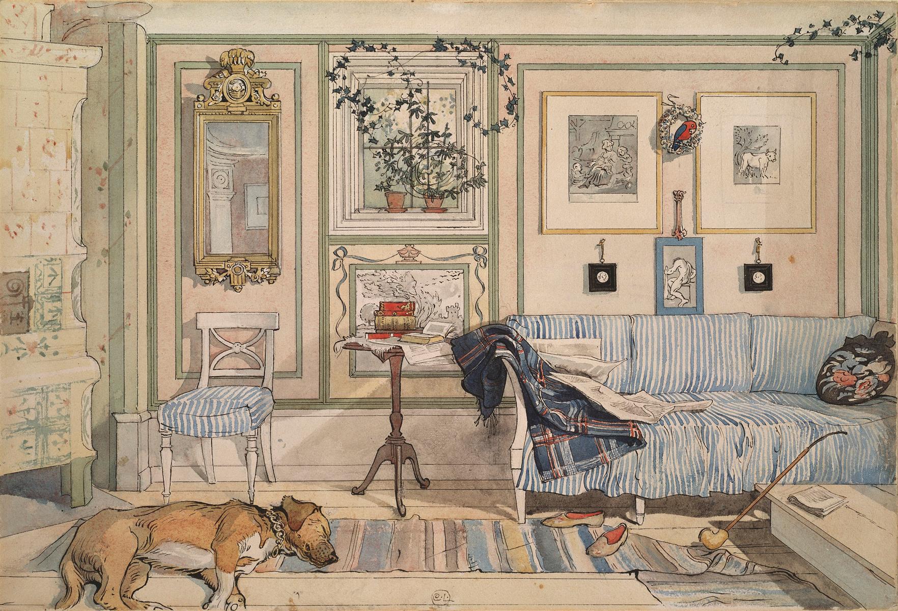 Carl Larsson Cosy Corner 1894 Fine Art Print