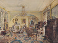 Rudolf von Alt Count Casimir Batthyány in his saloon at Castle Siklós 1844 Fine Art Print