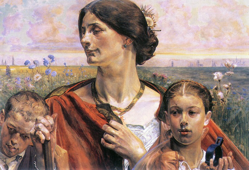 Jacek Malczewski Country 1903 Fine Art Print