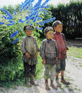 Nikolay Bogdanov Belsky Country Boys 1910 Fine Art Print