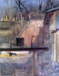 Jacek Malczewski Courtyard in Zoo 1883 Fine Art Print
