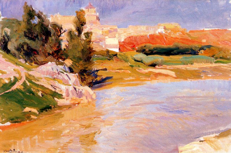 Joaquín Sorolla Covachuelas, Toledo 1906 Fine Art Print