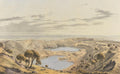 Eugene von Guerard Crater of Mount Gambier S.A. 1867 Fine Art Print