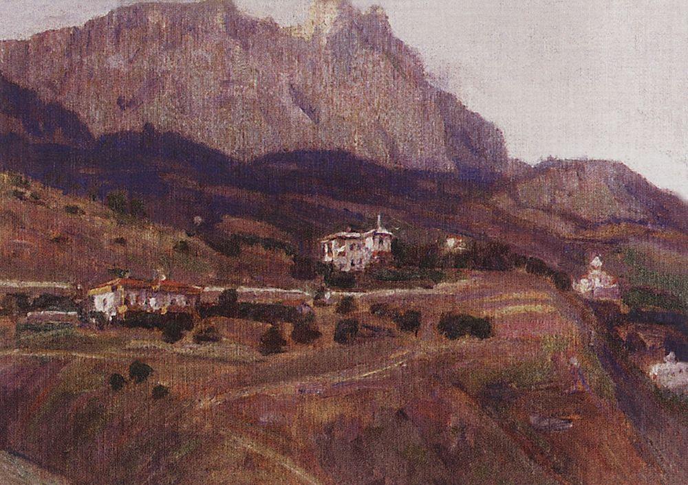 Vasily Surikov Crimea. Ai-Petri. 1908 Fine Art Print