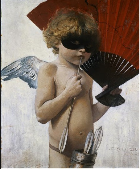 Franz Stuck Cupid at The Masked Ball 1887 Fine Art Print