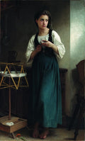 William-Adolphe Bouguereau Unwinding machine 1877 Fine Art Print