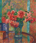 Theo van Rysselberghe Dahlias (to Mme Madeleine E.R Bonnet) 1912 Fine Art Print