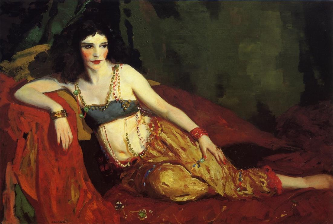 Robert Henri Dancer of Delhi (Betalo Rubino) 1916 Fine Art Print