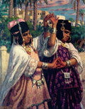 Nasreddine Dinet Dancers 1904 Fine Art Print