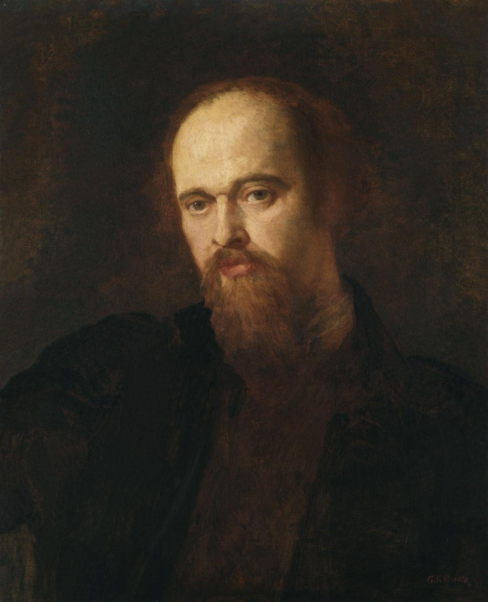 George Frederick Watts Dante Gabriel Rossetti 1871 Fine Art Print