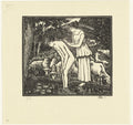 Lucien Pissarro Daphnis et Chloé 1899 Fine Art Print