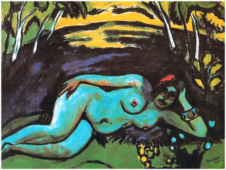 Max Pechstein Dawn 1911 Fine Art Print