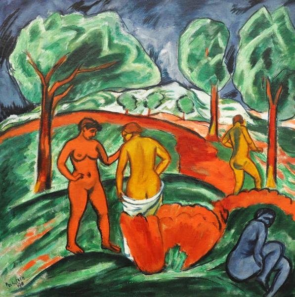 Max Pechstein Day of Steel 1911 Fine Art Print