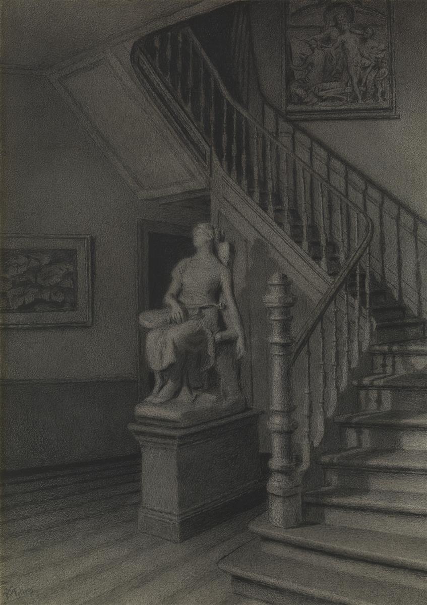 Xavier Mellery The Goal of Things 1889 Fine Art Print