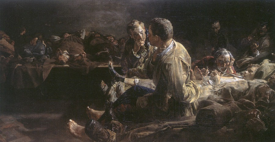 Jacek Malczewski Death on Deportees Route to Siberia 1891 Fine Art Print