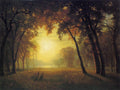 Albert Bierstadt Deer in a Clearing 1873 Fine Art Print