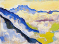 Ferdinand Hodler Dents du Midi in Clouds 1917 Fine Art Print