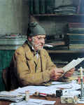 Albrecht Anker The Parish Clerk 1874 Fine Art Print