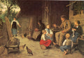 Albrecht Anker Grandfather Telling a Story 1884 Fine Art Print