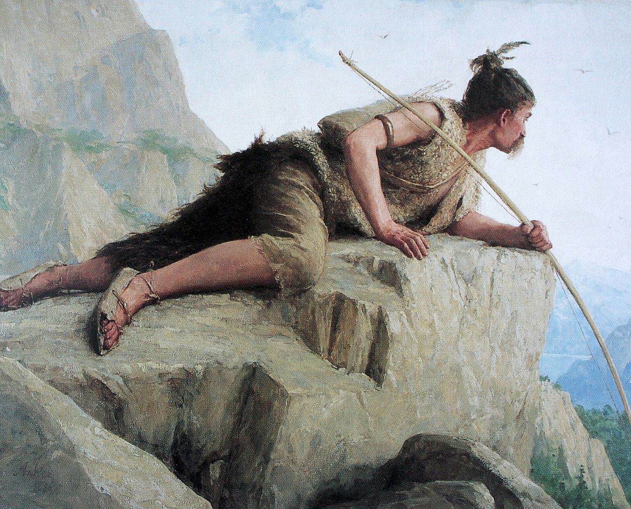 Albrecht Anker The pile dweller 1886 Fine Art Print