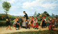 Albrecht Anker The School Walk 1872 Fine Art Print