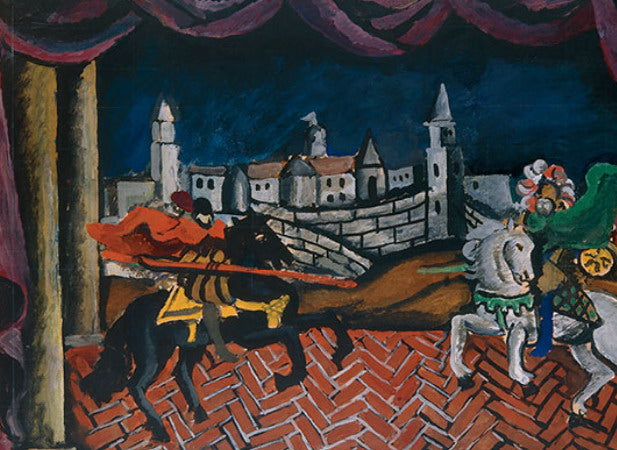 Pyotr Konchalovsky Design for the Opera by Wolfgang Amadeus Mozart, 'Don Giovanni' (02) 1913 Fine Art Print