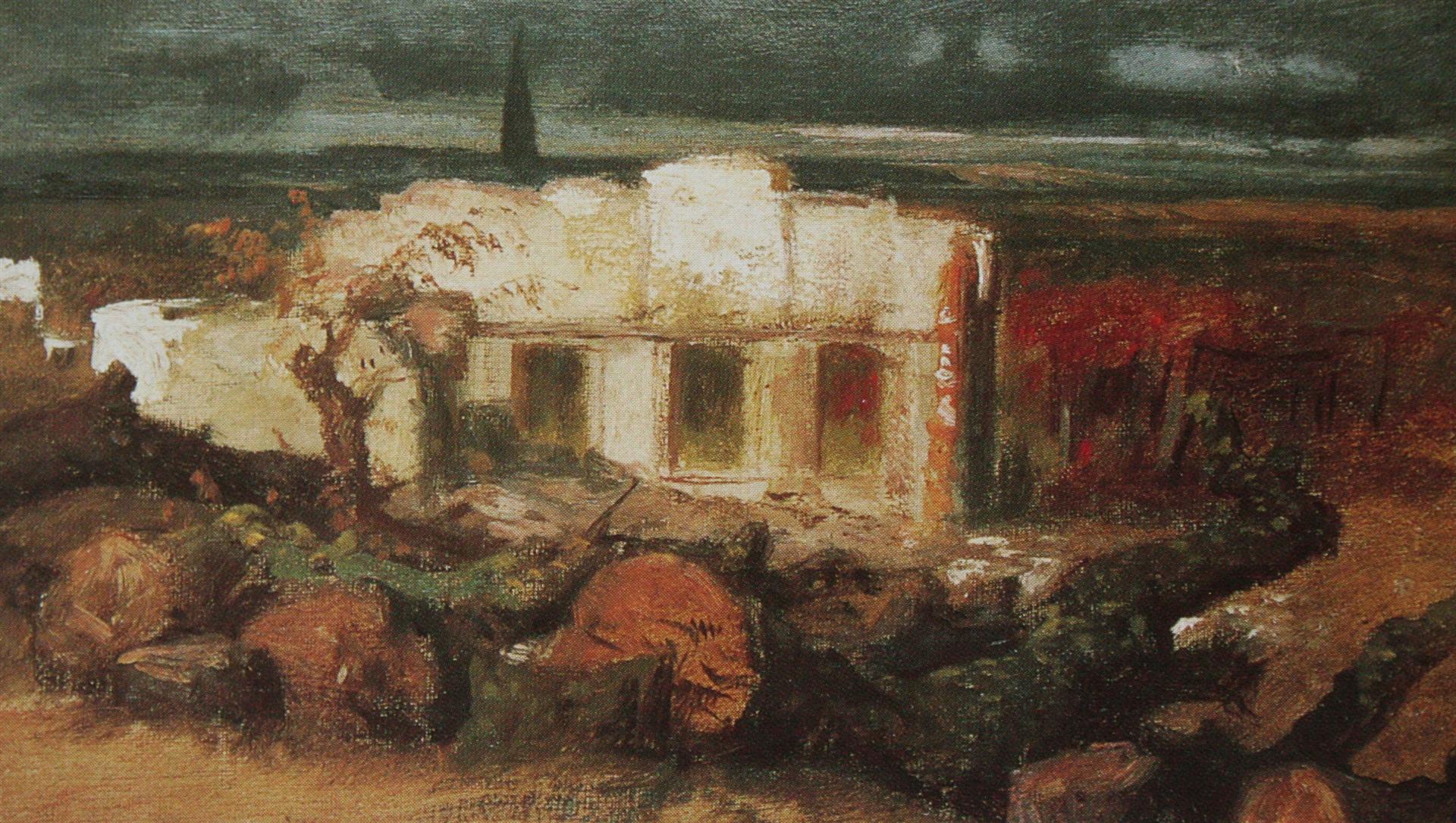 Arnold Böcklin Destroyed House in Kehl 1870 Fine Art Print