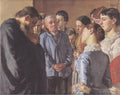 Ferdinand Hodler Devotion 1882 Fine Art Print