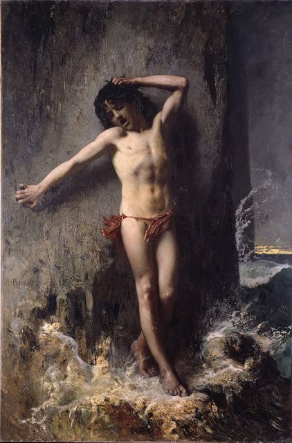 Léon Bazile Perrault The little shipwrecked boy 1874 Fine Art Print